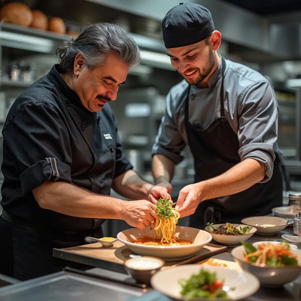 Colaboración con chef famoso